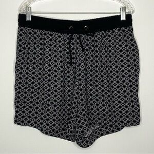 Zac & Rachel Black Patterned Shorts